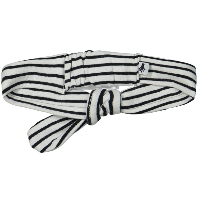 Klein Baby -Headband Off White/ Black Stripes KN020