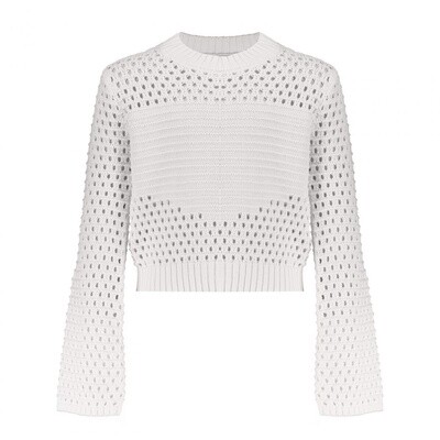 Frankie &amp; Liberty Hanna Knit 8 white