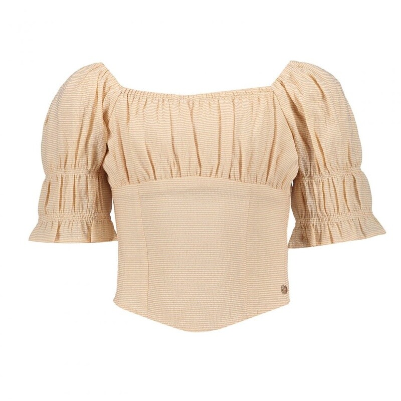 Frankie &amp; Liberty Hailey Blouse MULTI SOFT SAND