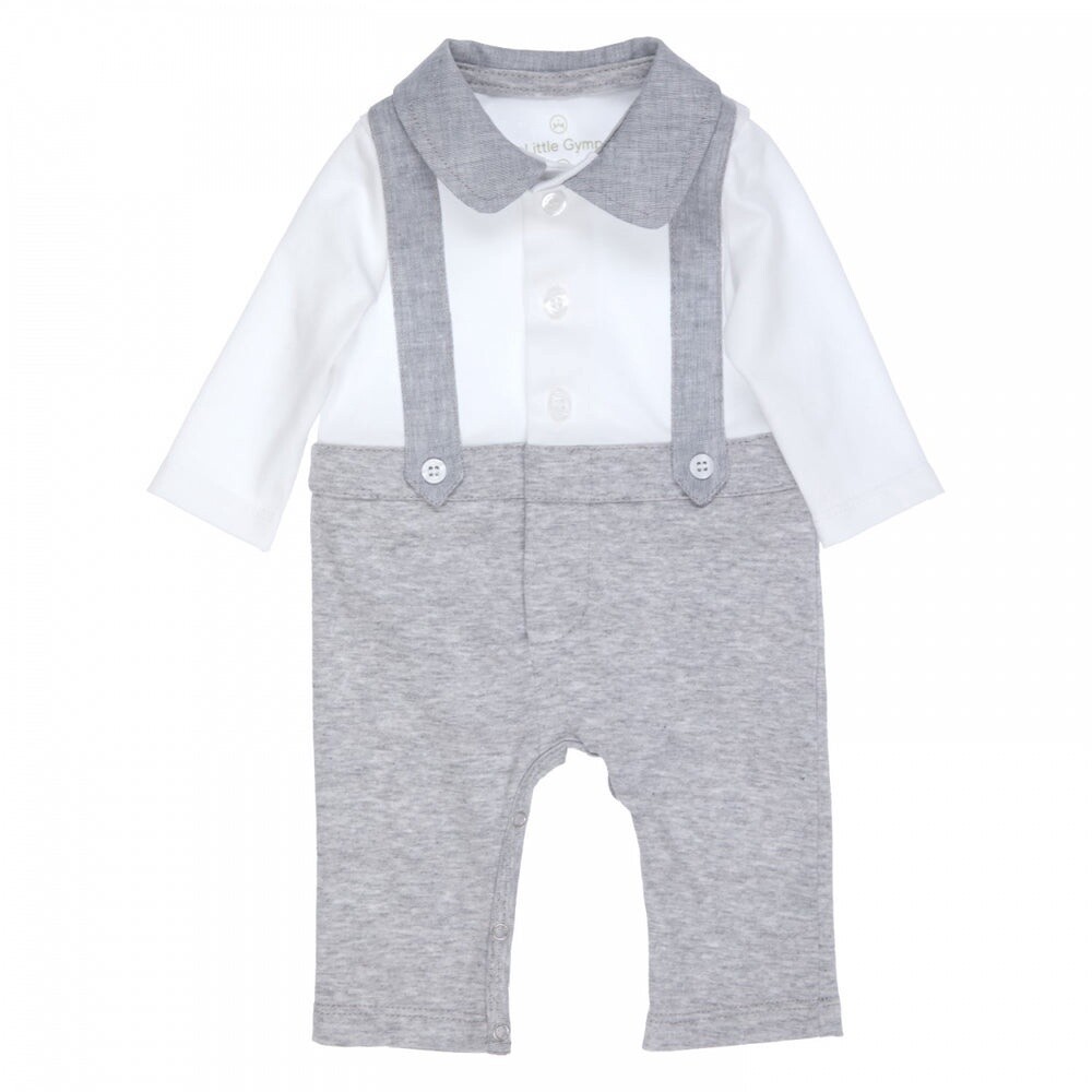Gymp - JUMPSUIT - SUSPENDERS Gris