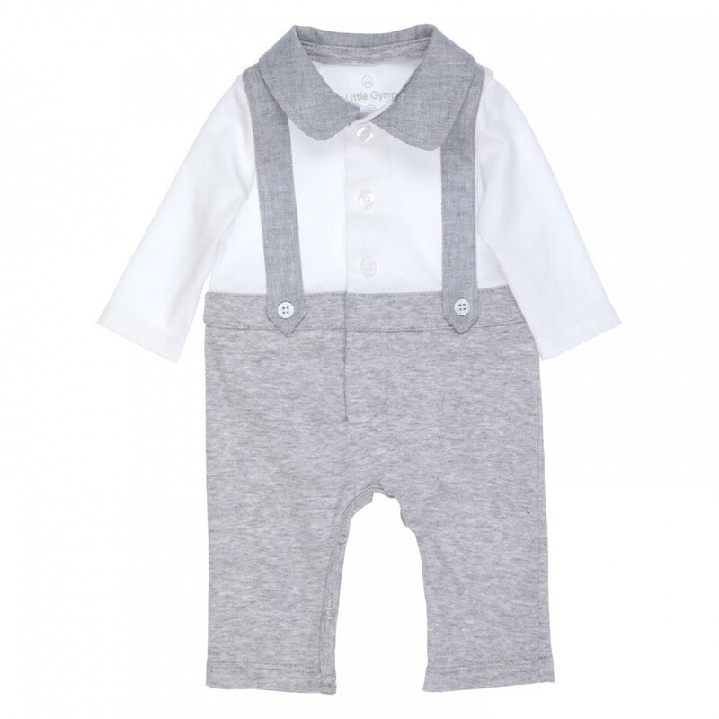 Gymp - JUMPSUIT - SUSPENDERS Gris