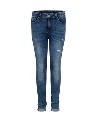 Indian Blue Jeans - BLUE JAY TAPARED Damaged Denim