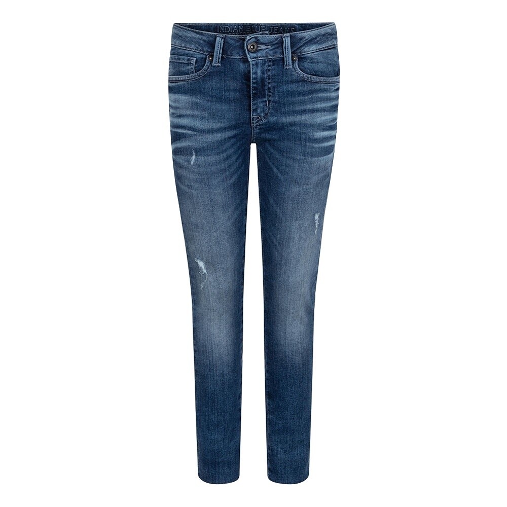 Indian Blue Jeans - BLUE MAX STRAIGHT Damaged Med