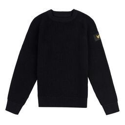 Lyle &amp; Scott - Heavy Raglan Knit 8-9 Years Black