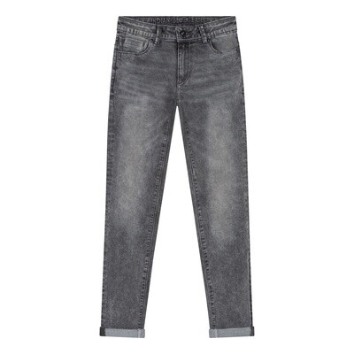 Indian Blue Jeans - Grey Ryan Skinny Fit Used Grey Denim