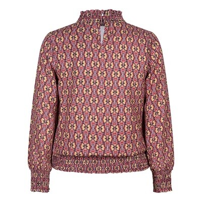 Indian Blue Jeans - Shirt LS Fancy AOP Gold