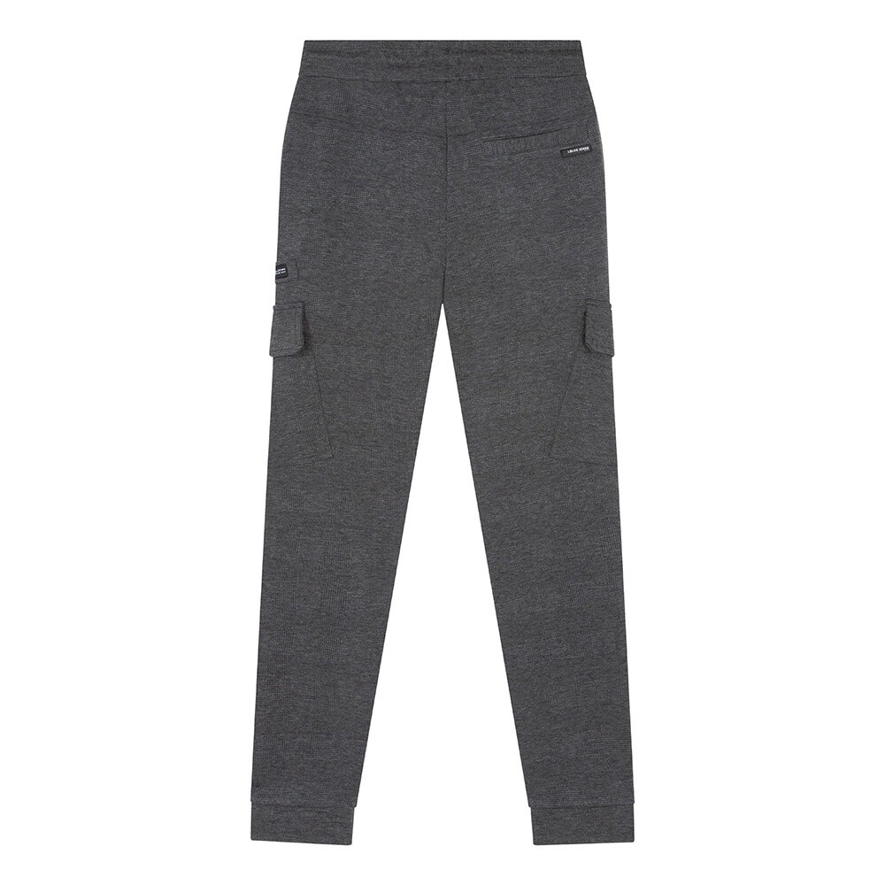 Indian blue jeans Cargo pant Check Black