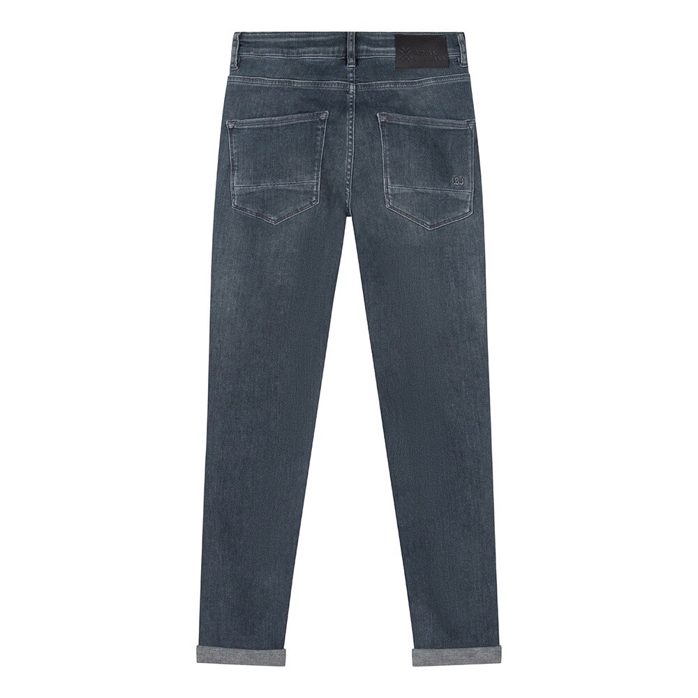 Indian Blue Jeans - Blue Grey Jay Tapered Fit Dark Blue Grey Denim