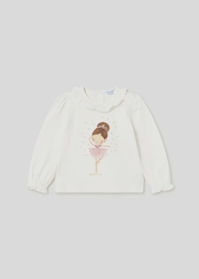 Mayoral -L/s t-shirt Raw pink