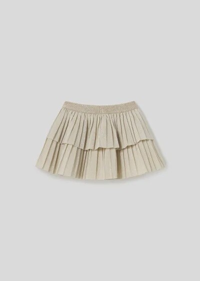 Mayoral -Pleated skirt Champagne