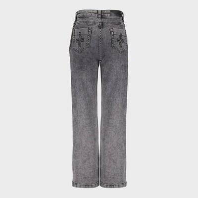 Frankie &amp; Liberty Frankie Straight Leg Black Girl Pant