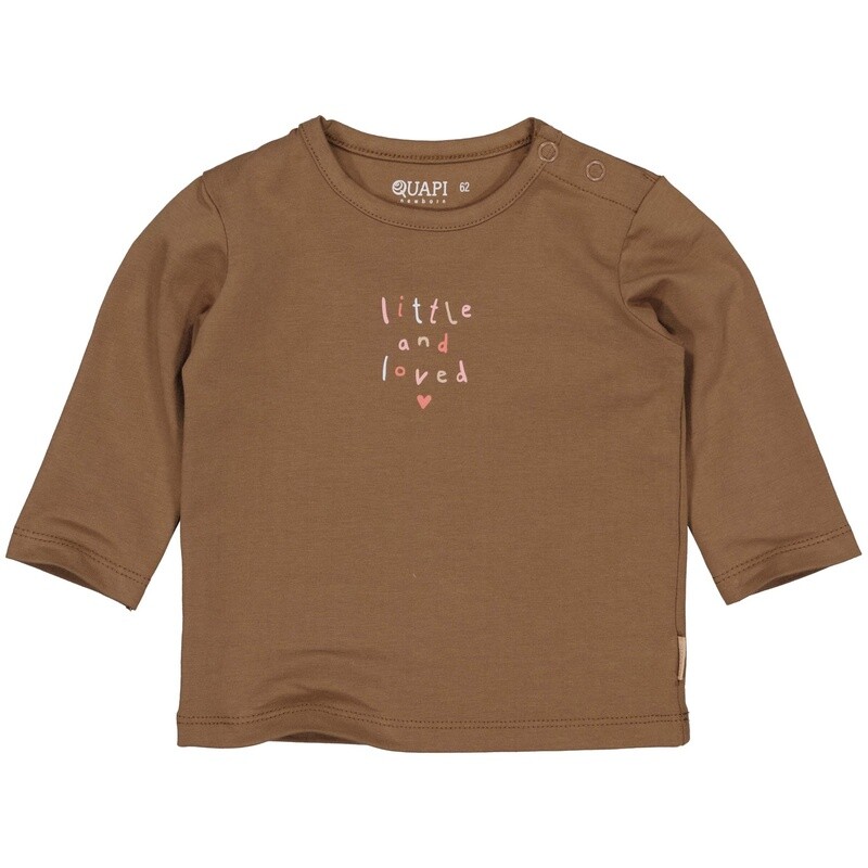 Quapi - LONGSLEEVE BROWN SOFT