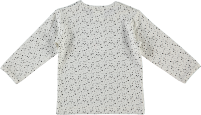 Klein Baby -Longsleeve Off White/ Black dots KN014