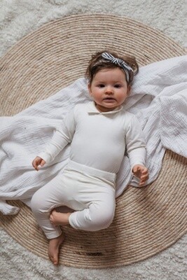 Klein Baby -Polobody Longsleeve Off White KN012
