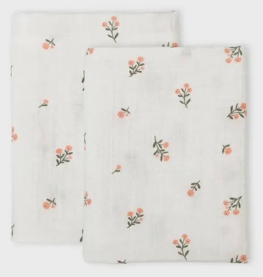 A Little Lovely company - Muslim Cloths 2 pack: Little Flowers