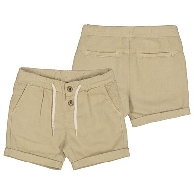 Mayoral - linen relax shorts 1227 Cookie
