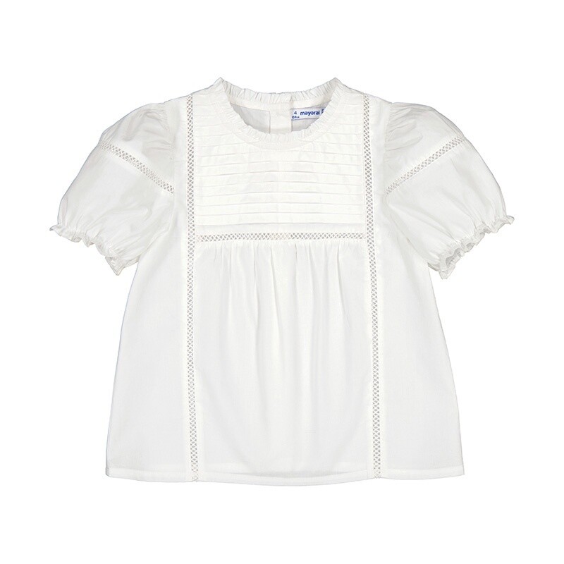 Mayoral - Poplin loose shirt 3172 Natural
