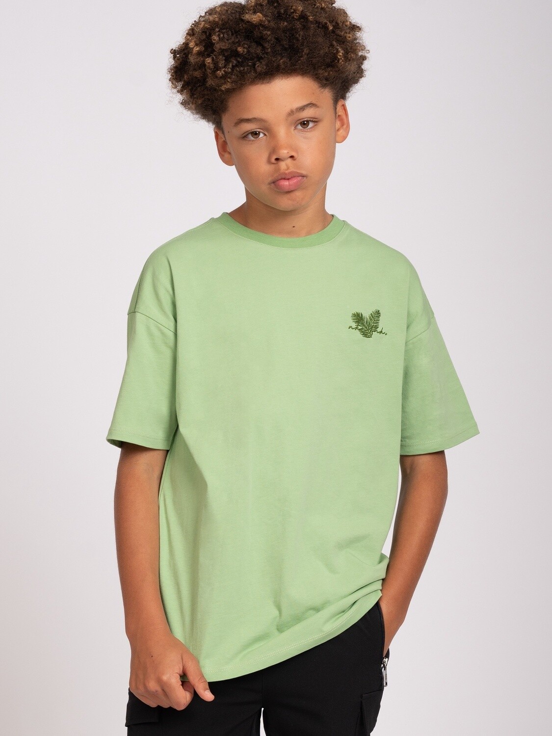 Nik &amp; Nik  Leaf T-Shirt Deep Sage