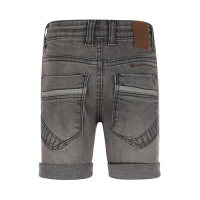 Koko Noko Jeans shorts turn-up loose fit Grijs R50815-37
