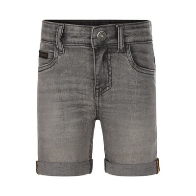 Koko Noko Jeans shorts turn-up loose fit Grijs R50815-37