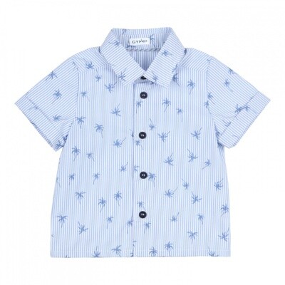 Gymp  Shirt Bali Blue - White 361-4229-20