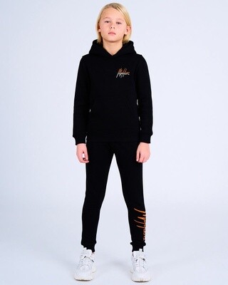 Malelions Junior Split Sweatpants MJ1-SS24-09 Black/Orange