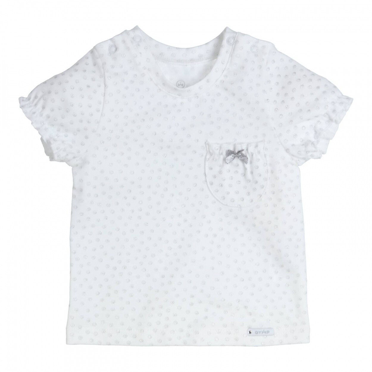 Gymp  T-shirt Sofia White - Silver 353-4367-11