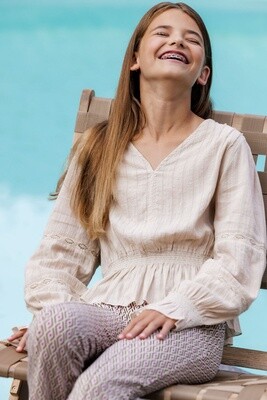 Looxs 10Sixteen blouse top bisquit