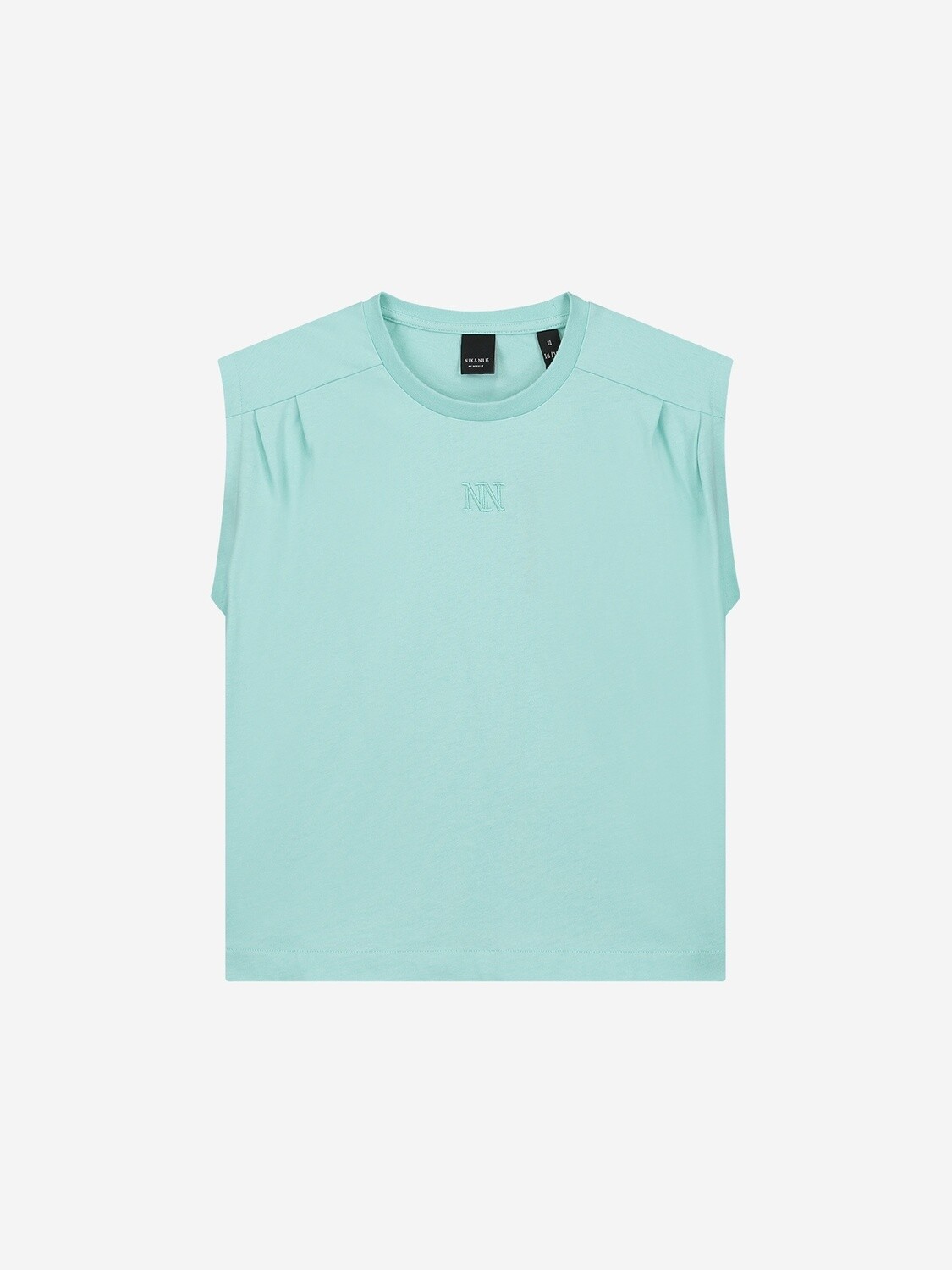 Nik &amp; Nik  Pleat T-Shirt Ocean Mint