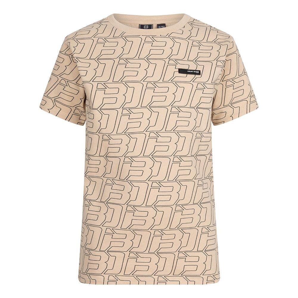 Indian Blue Jeans - T-Shirt IBJ all over print Beige
