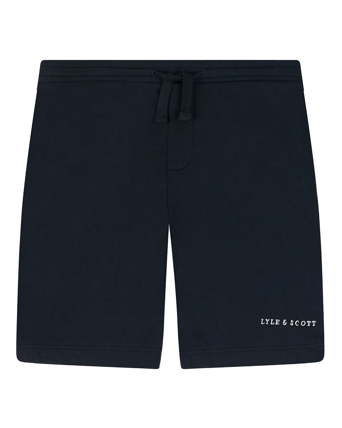 Lyle &amp; Scott  Script Embroidered Sweat Short Z271 Dark Navy