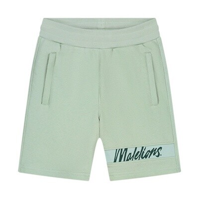 Malelions Junior Captain Shorts 2.0 MJ1-SS24-27 Aqua Grey/Mint