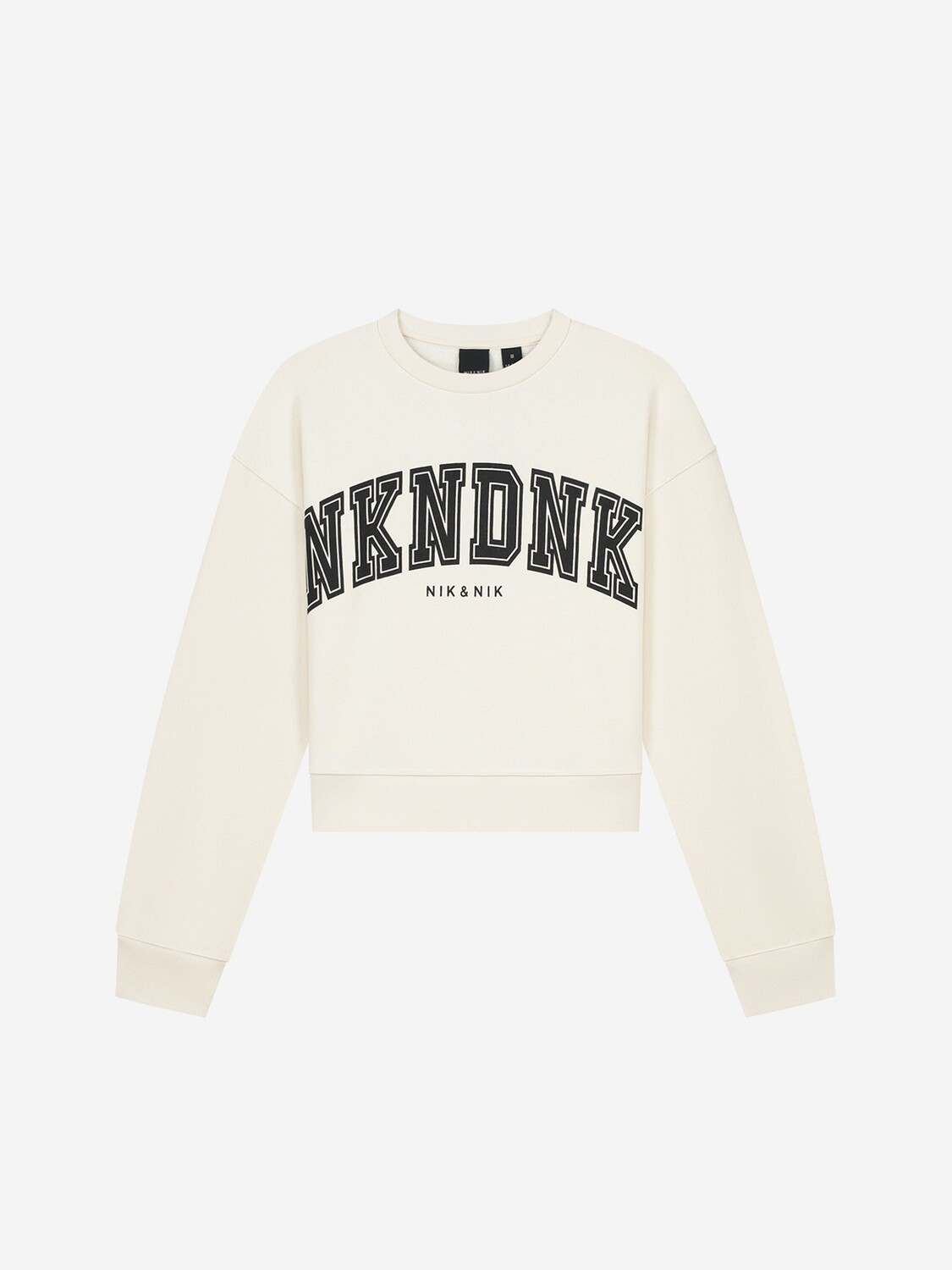Nik &amp; Nik - Cropped Logo Sweatshirt