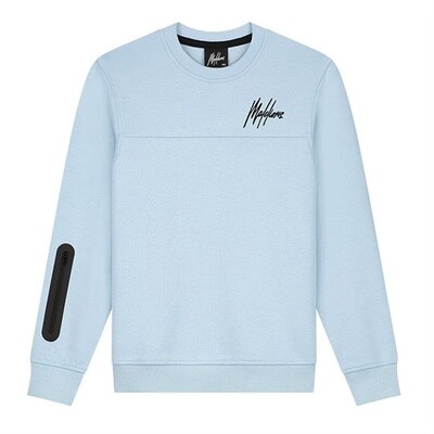 Malelions Junior Sport Counter Sweater JS1-SS24-07 Light Blue