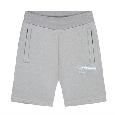 Malelions Junior Worldwide Shorts MJ2-SS24-07 Grey/Light Blue