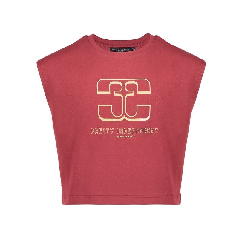 Frankie &amp; Liberty Meisjes T-shirt Nora Tee FL24306 N367 chili