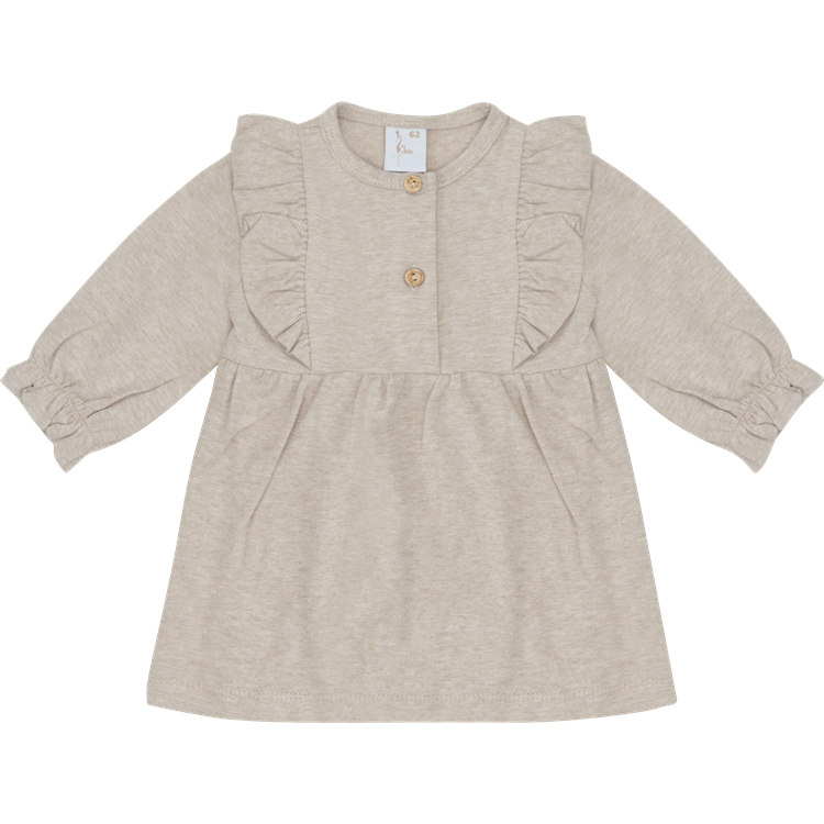 Klein Baby Dress Ruffle Beige Melange KN111