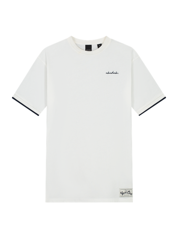 Nik &amp; Nik  Label T-Shirt Off White