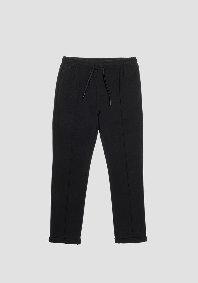 Antony Morato FLEECE TROUSERS CARROT FIT IN STRETCH FABRIC BLACK