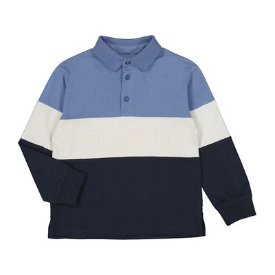 Mayoral - L/s Polo Stone blue