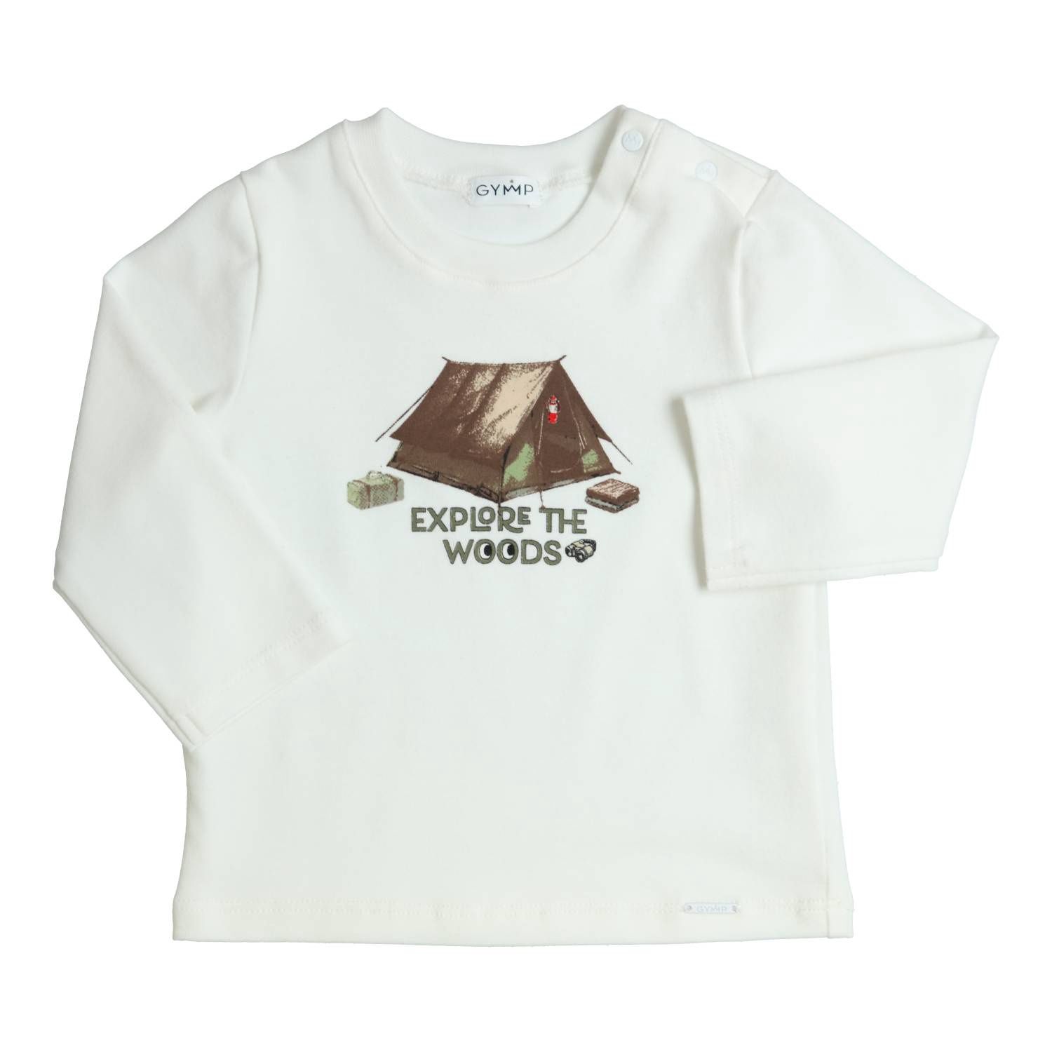 Gymp Shirt LS Aerodoux Jongens Off White 352-4775-20