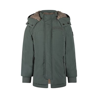 Koko Noko Jacket parka with hood water repellent Groen Q52864-37