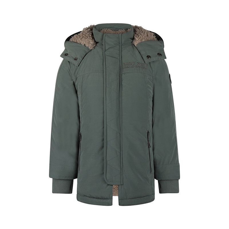 Koko Noko Jacket parka with hood water repellent Groen Q52864-37