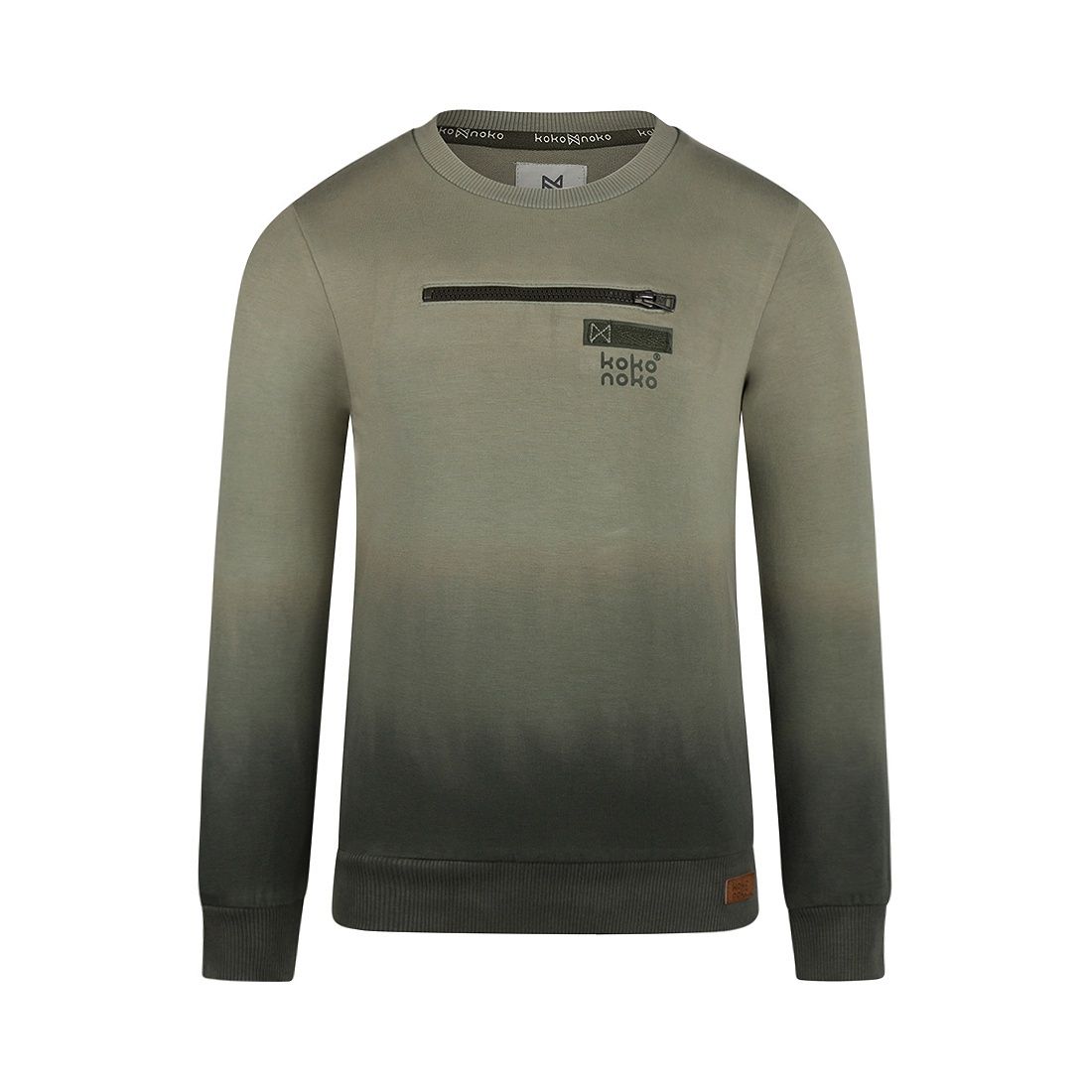 Koko Noko Sweater with crewneck Groen Q52814-37