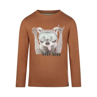 Koko Noko T-shirt ls Bruin Q52863-37
