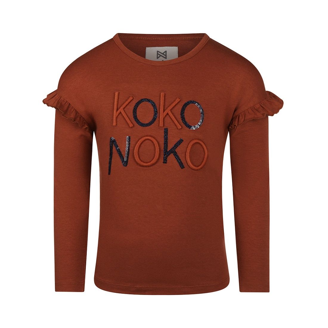 Koko Noko T-shirt ls Bruin Q52938-37