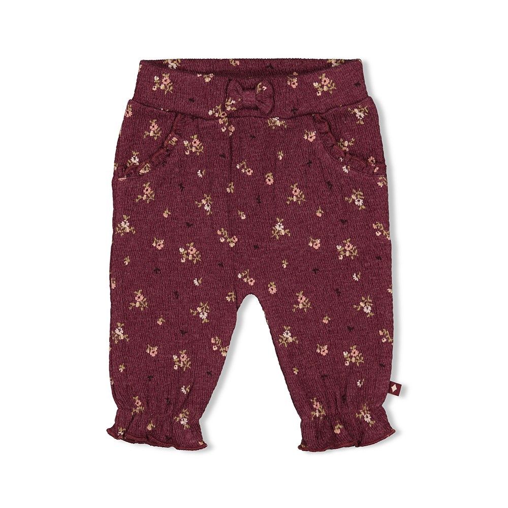 Feetje Broek AOP - Blooming Meadow Wijn melange 52202209