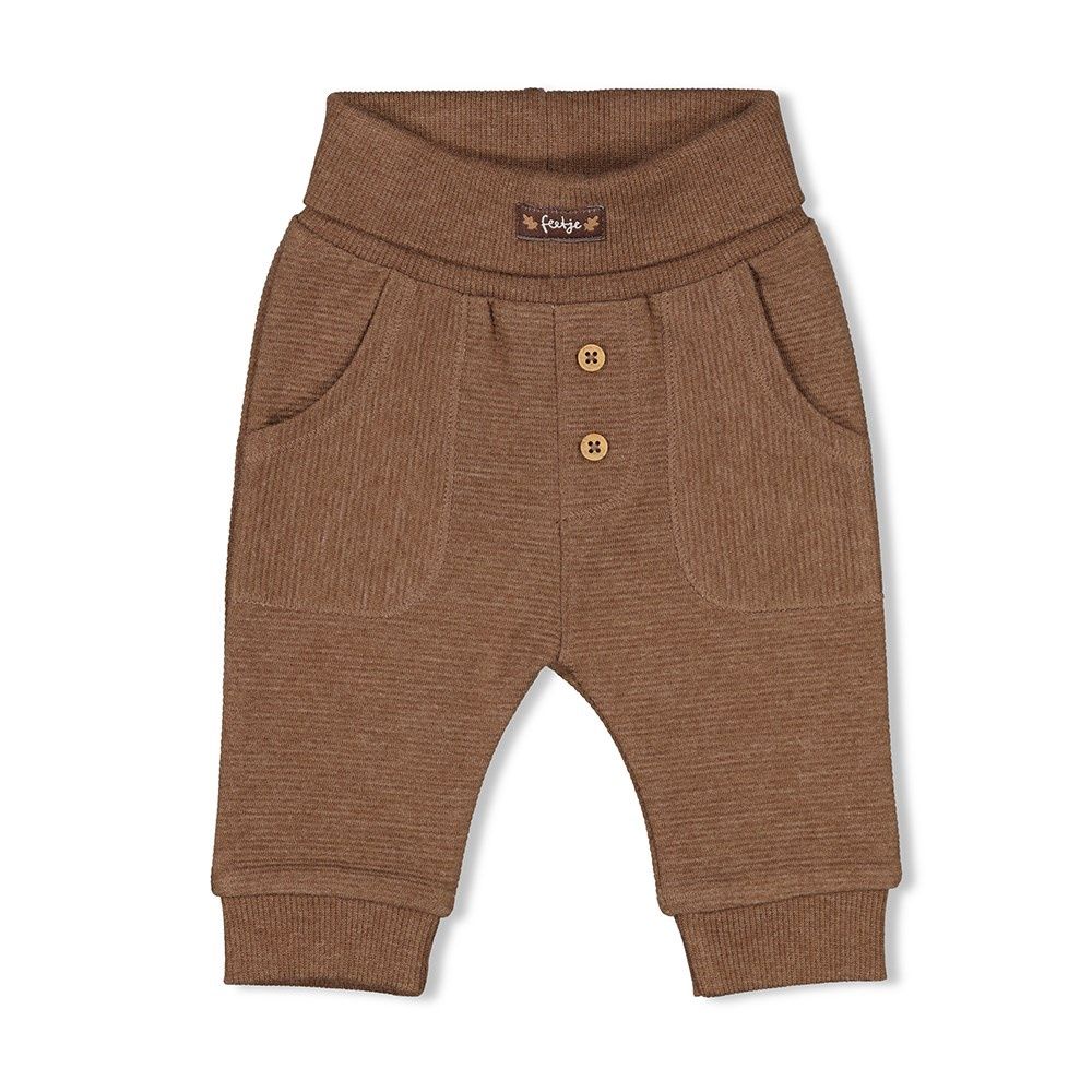 Feetje Broek rib - Acorn Bruin melange 52202232