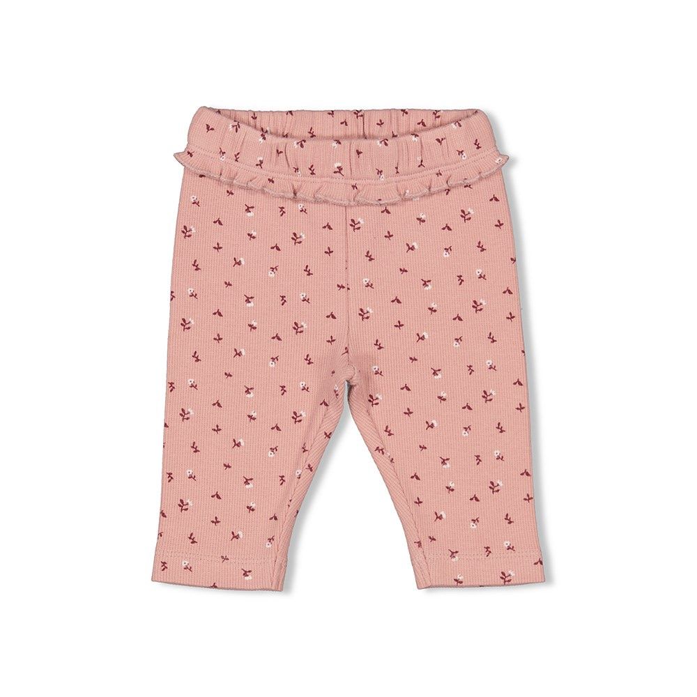 Feetje Broek rib AOP - Blooming Meadow Roze 52202210