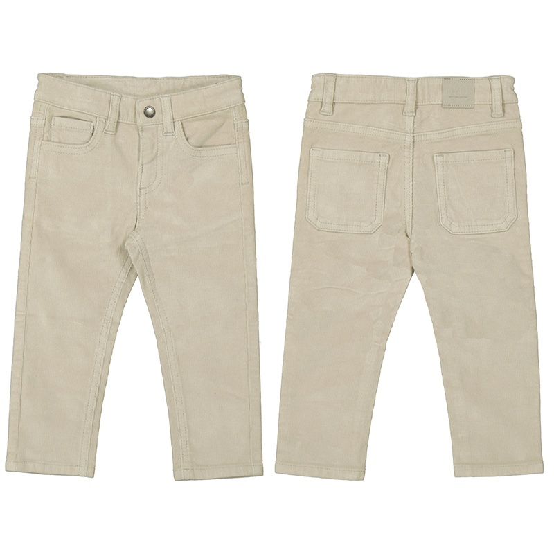 Mayoral Basic slim fit cord trousers  Gypsum    502